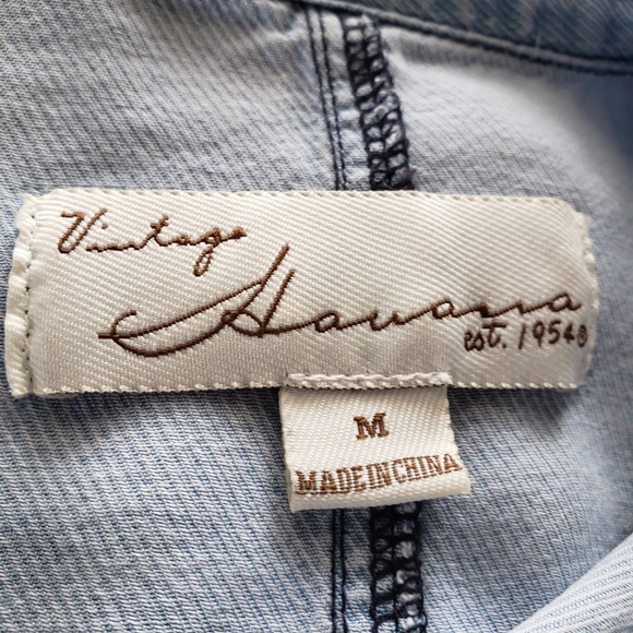 Vintage Havana Denim Romper Size Medium NEW! - Picture 8 of 12